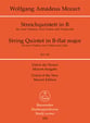 String Quintet in B-flat Major, K. 174 Study Scores sheet music cover